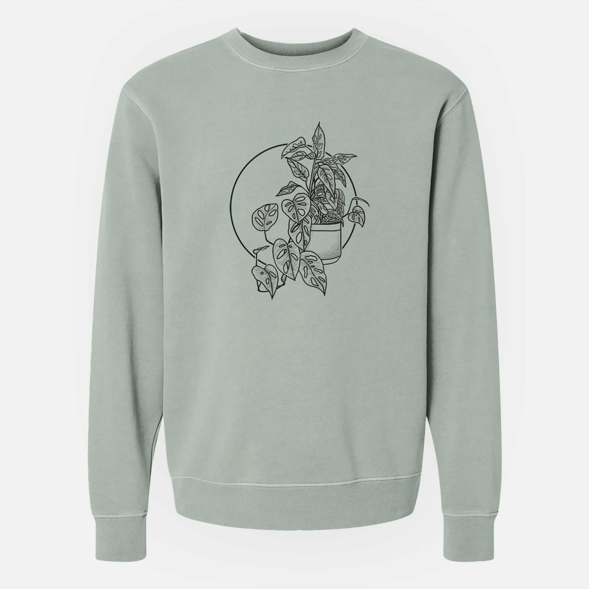 Monstera Adansonii - Unisex Pigment Dyed Crew Sweatshirt