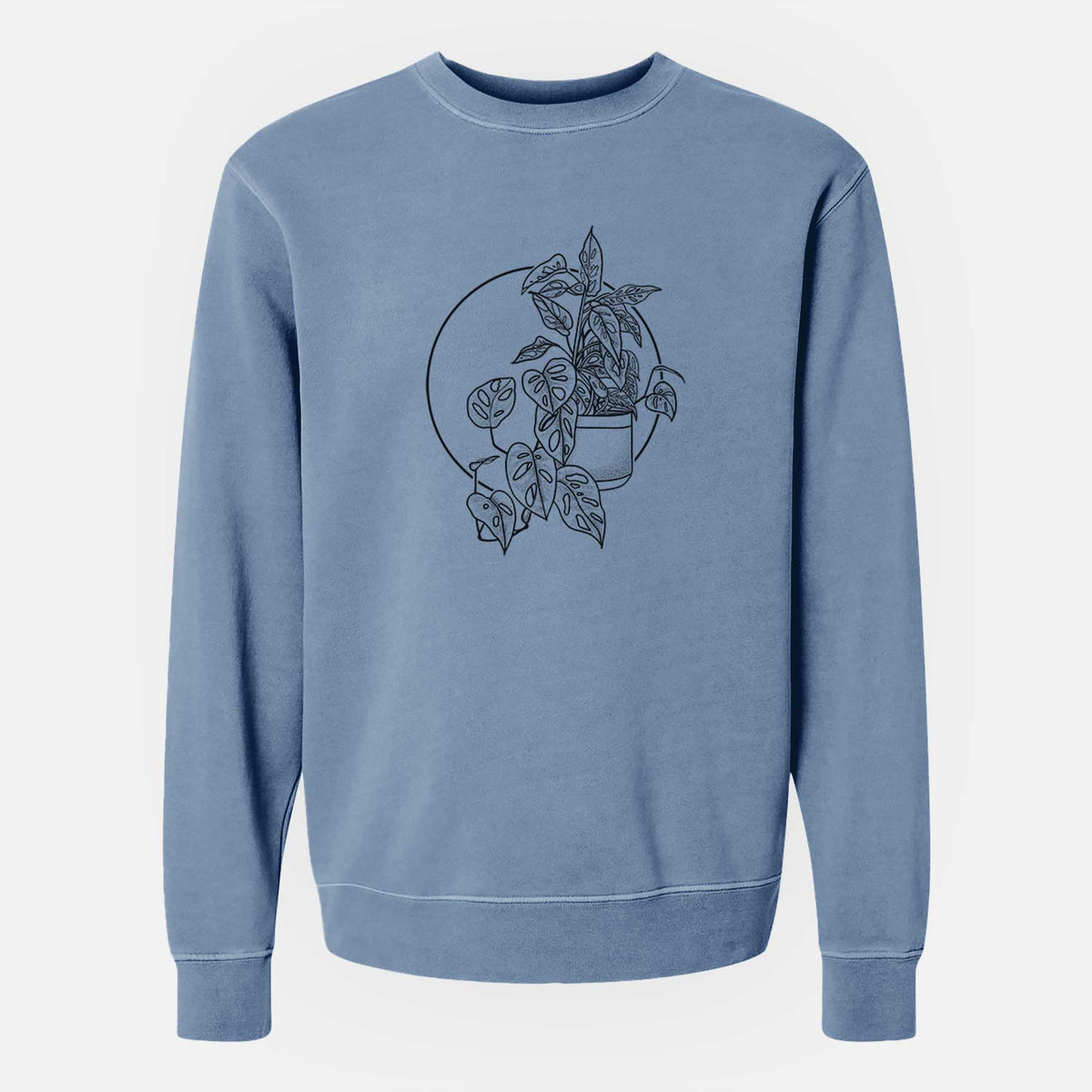 Monstera Adansonii - Unisex Pigment Dyed Crew Sweatshirt