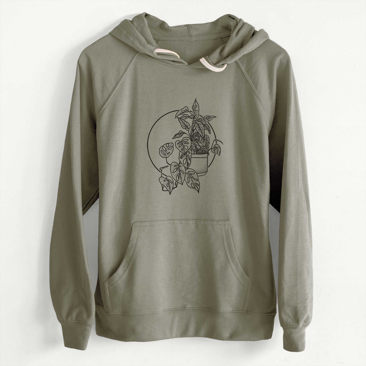 CLEARANCE - Monstera Adansonii  - Unisex Slim Fit Loopback Terry Hoodie