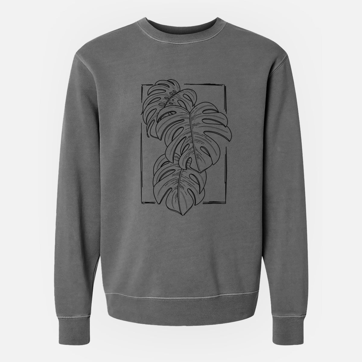 Monstera Deliciosa - Unisex Pigment Dyed Crew Sweatshirt