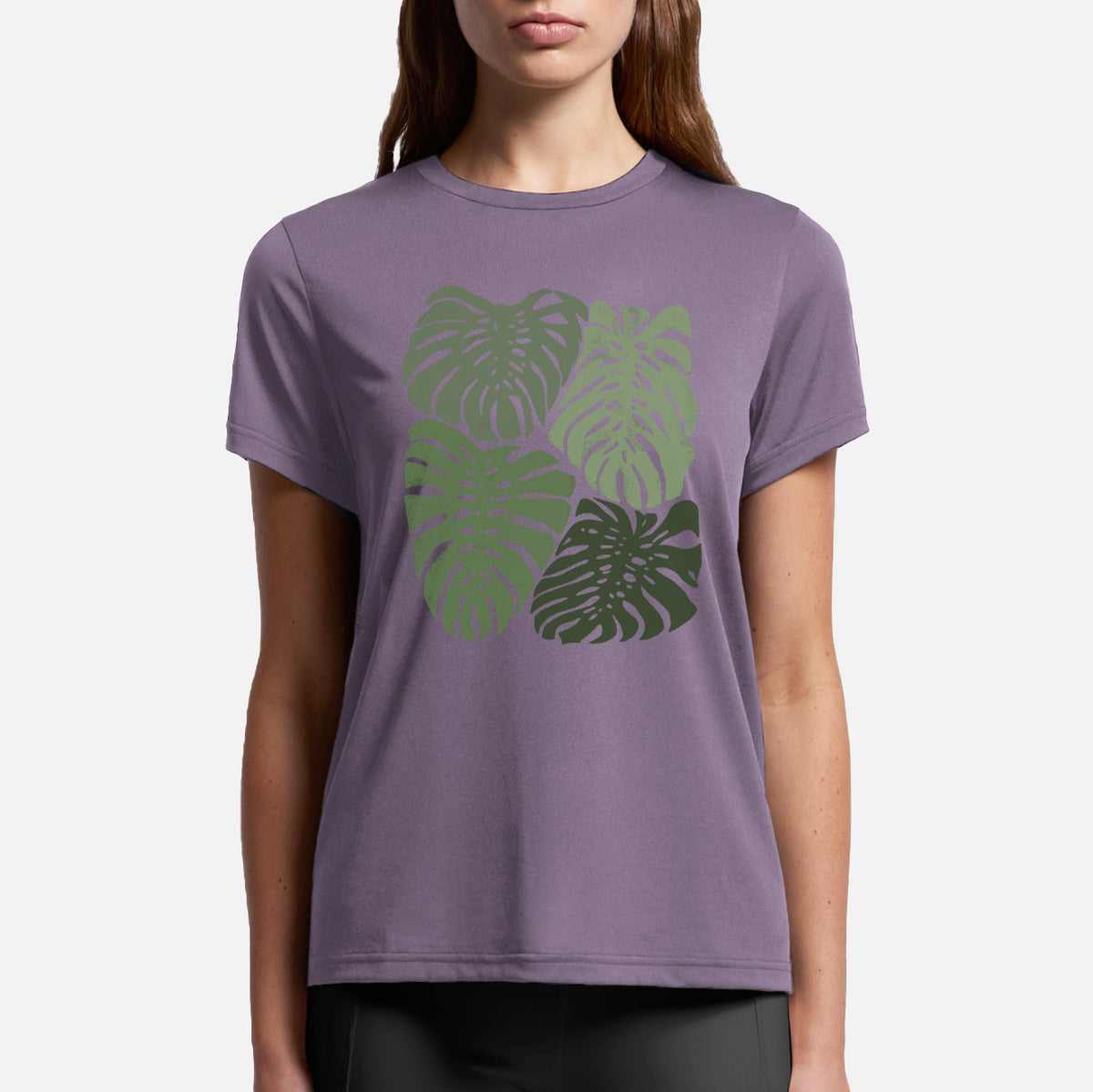 Monstera Vibes - Womens Everyday Maple Tee