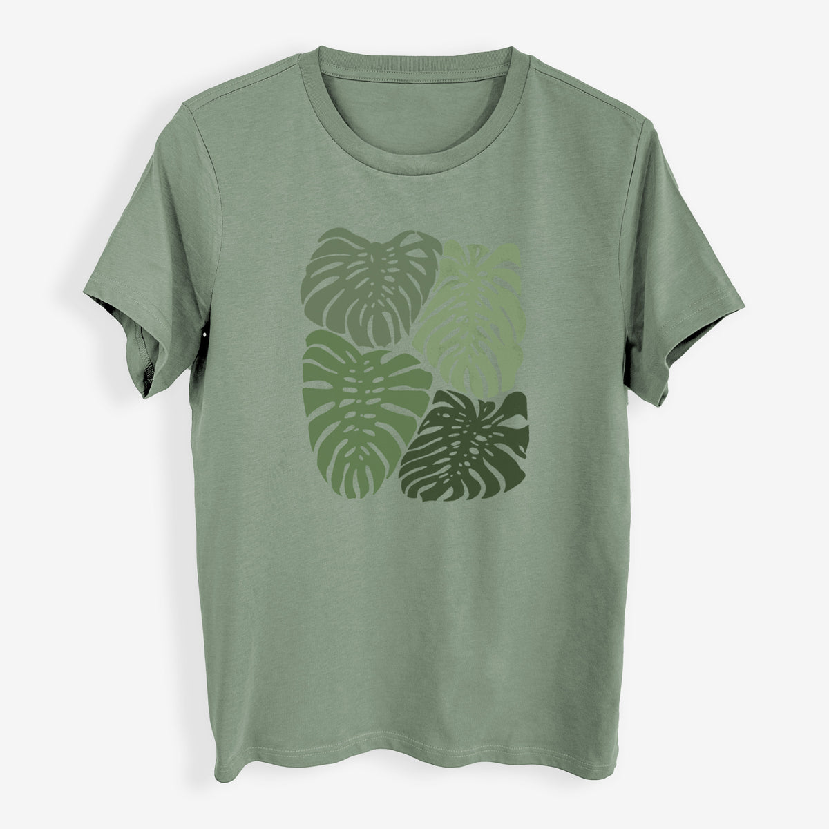 Monstera Vibes - Womens Everyday Maple Tee