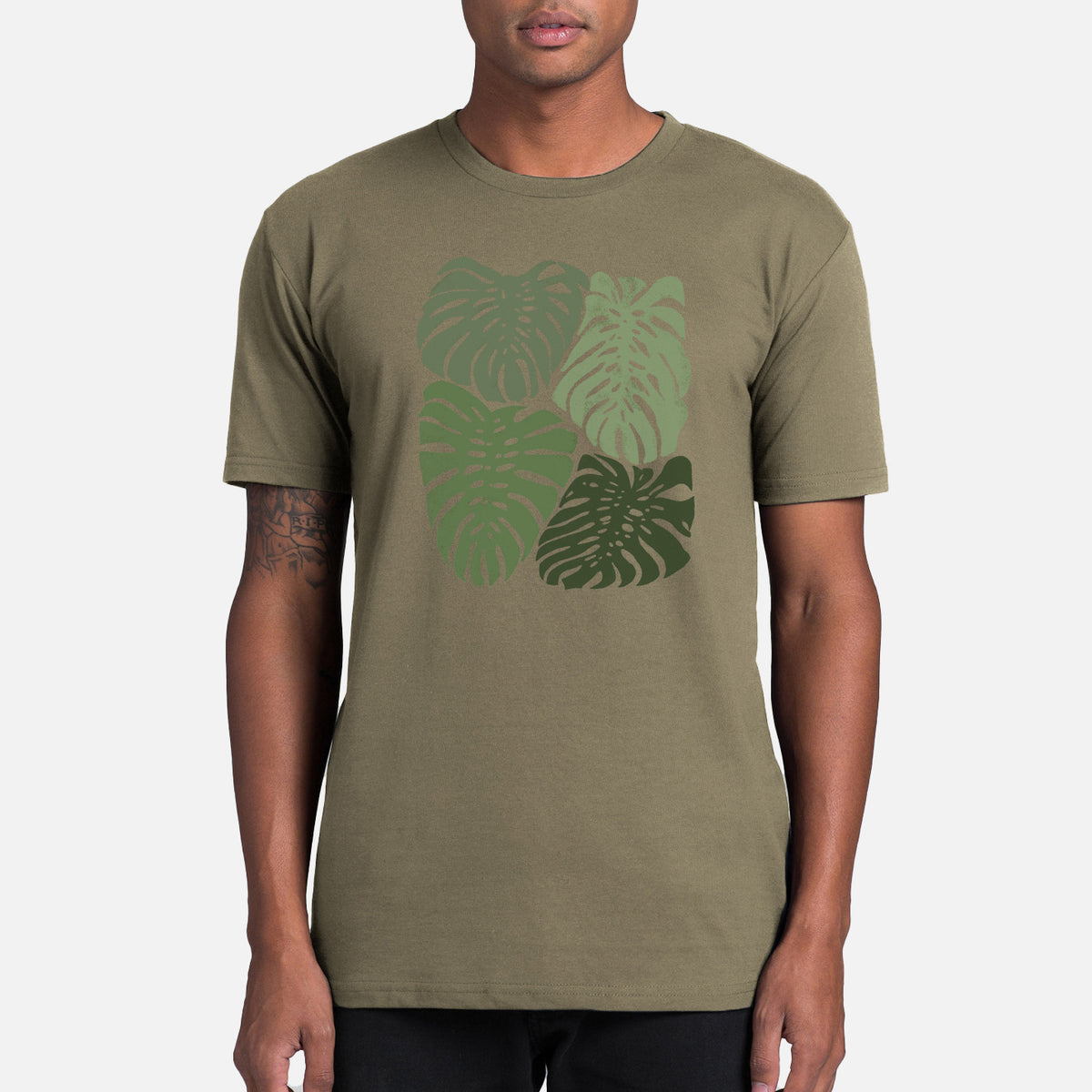 Monstera Vibes - Mens Everyday Staple Tee