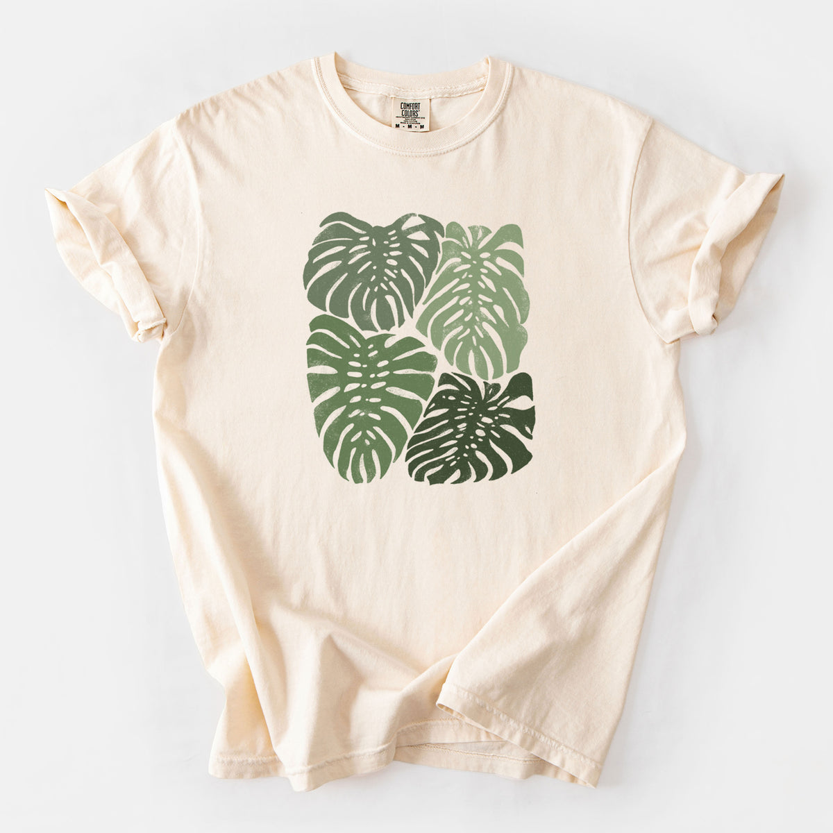 Monstera Vibes - Unisex Comfort Colors Garment-Dyed Heavyweight T-shirt
