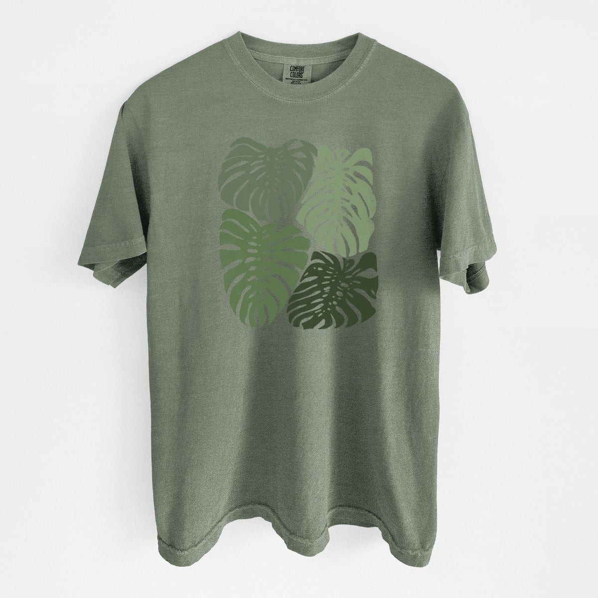 Monstera Vibes - Unisex Comfort Colors Garment-Dyed Heavyweight T-shirt