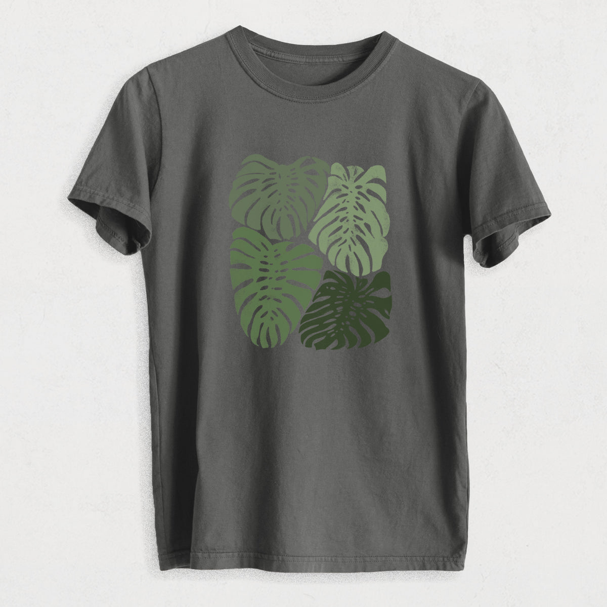 Monstera Vibes - Heavyweight Men&#39;s 100% Organic Cotton Tee
