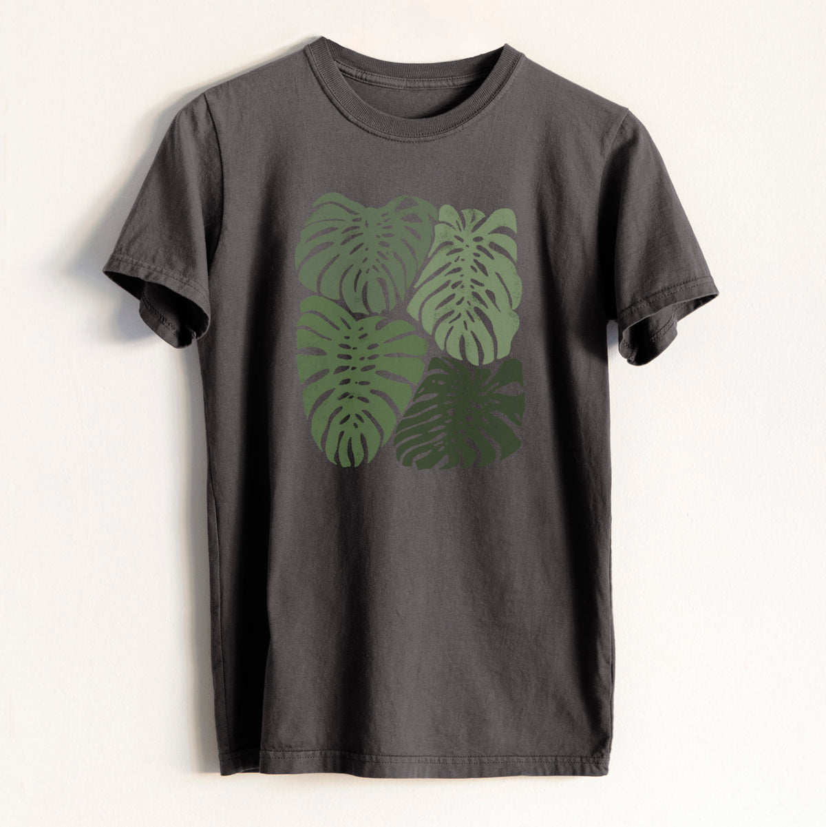 Monstera Vibes - Heavyweight Men&#39;s 100% Organic Cotton Tee