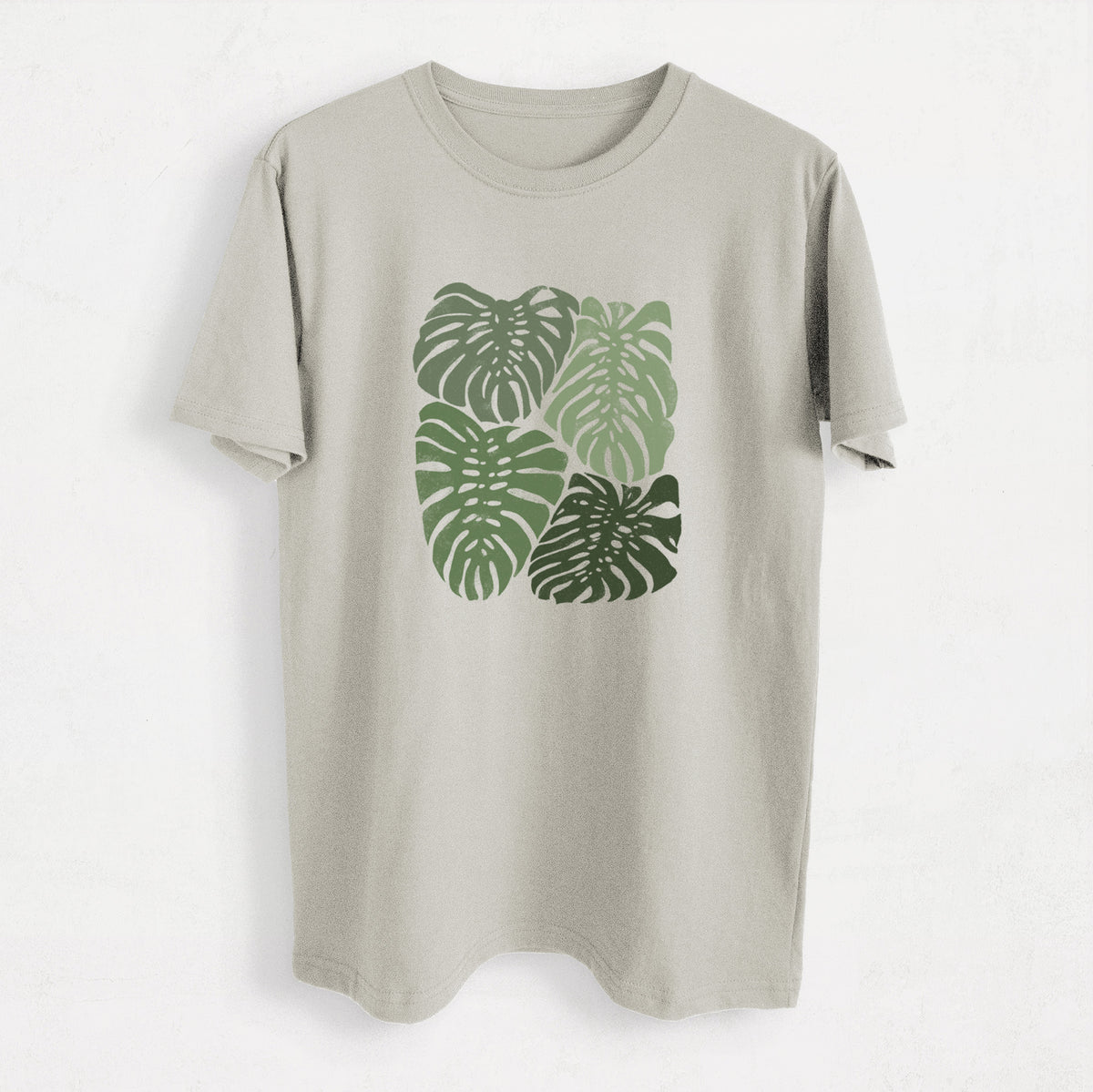 Monstera Vibes - Heavyweight Men&#39;s 100% Organic Cotton Tee