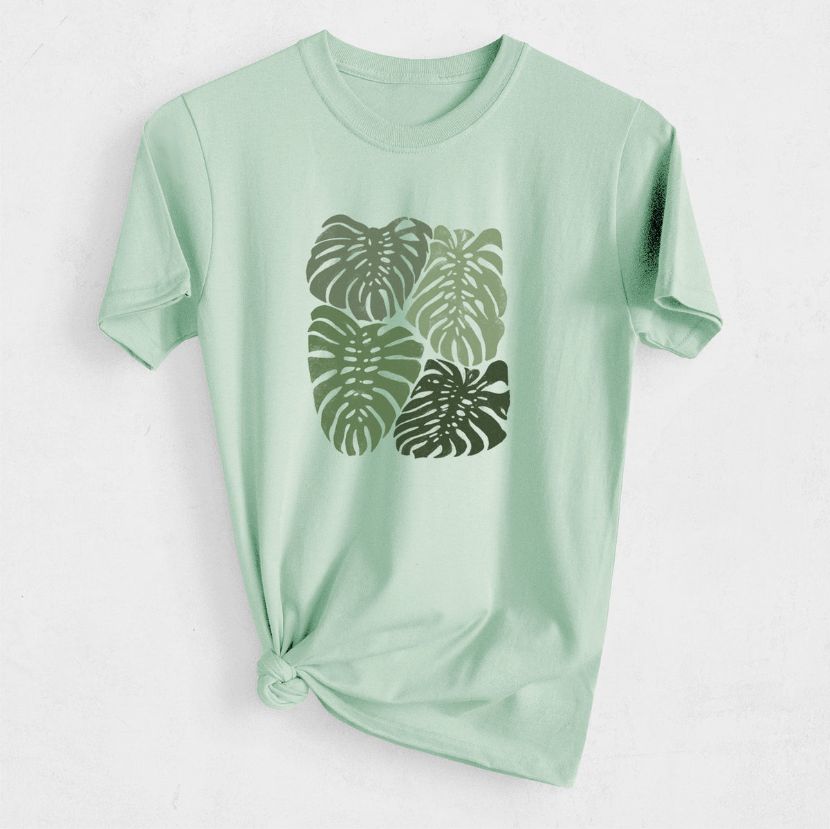 Monstera Vibes - Heavyweight Men&#39;s 100% Organic Cotton Tee