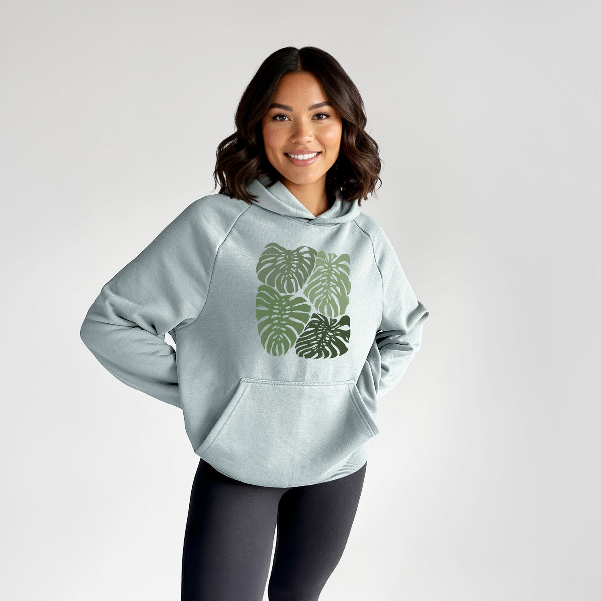 Monstera Vibes - UltraLuxe Heavyweight French Terry Hoodie