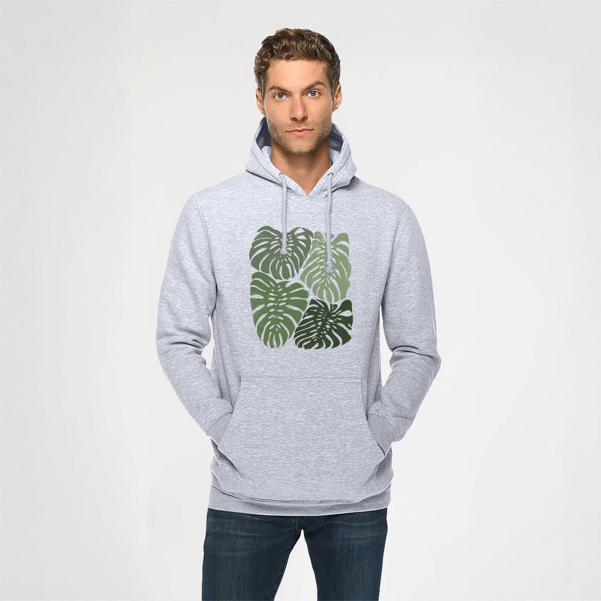 Monstera Vibes - Heavyweight Fleece Hoodie