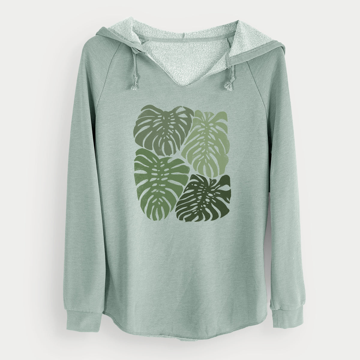 Monstera Vibes - Cali Wave Hooded Sweatshirt