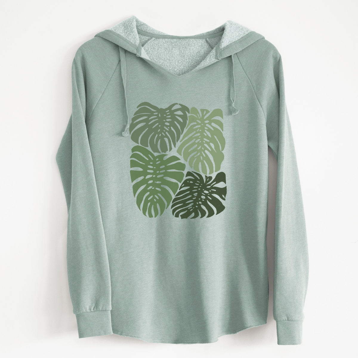 Monstera Vibes - Cali Wave Hooded Sweatshirt