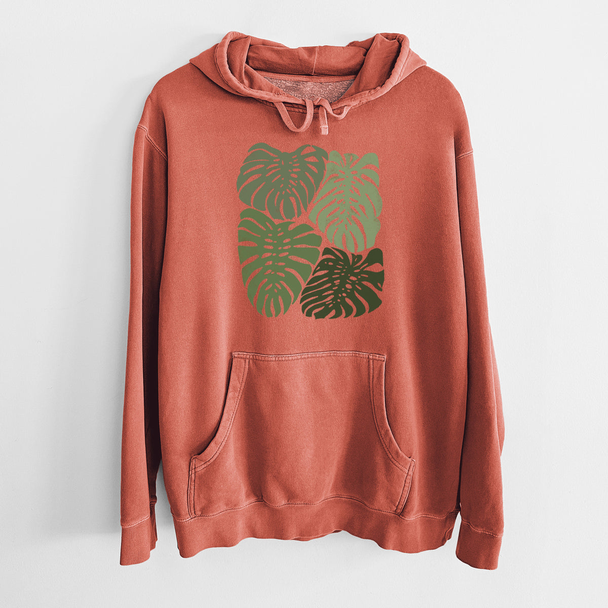 Monstera Vibes - Unisex Pigment Dyed Hoodie