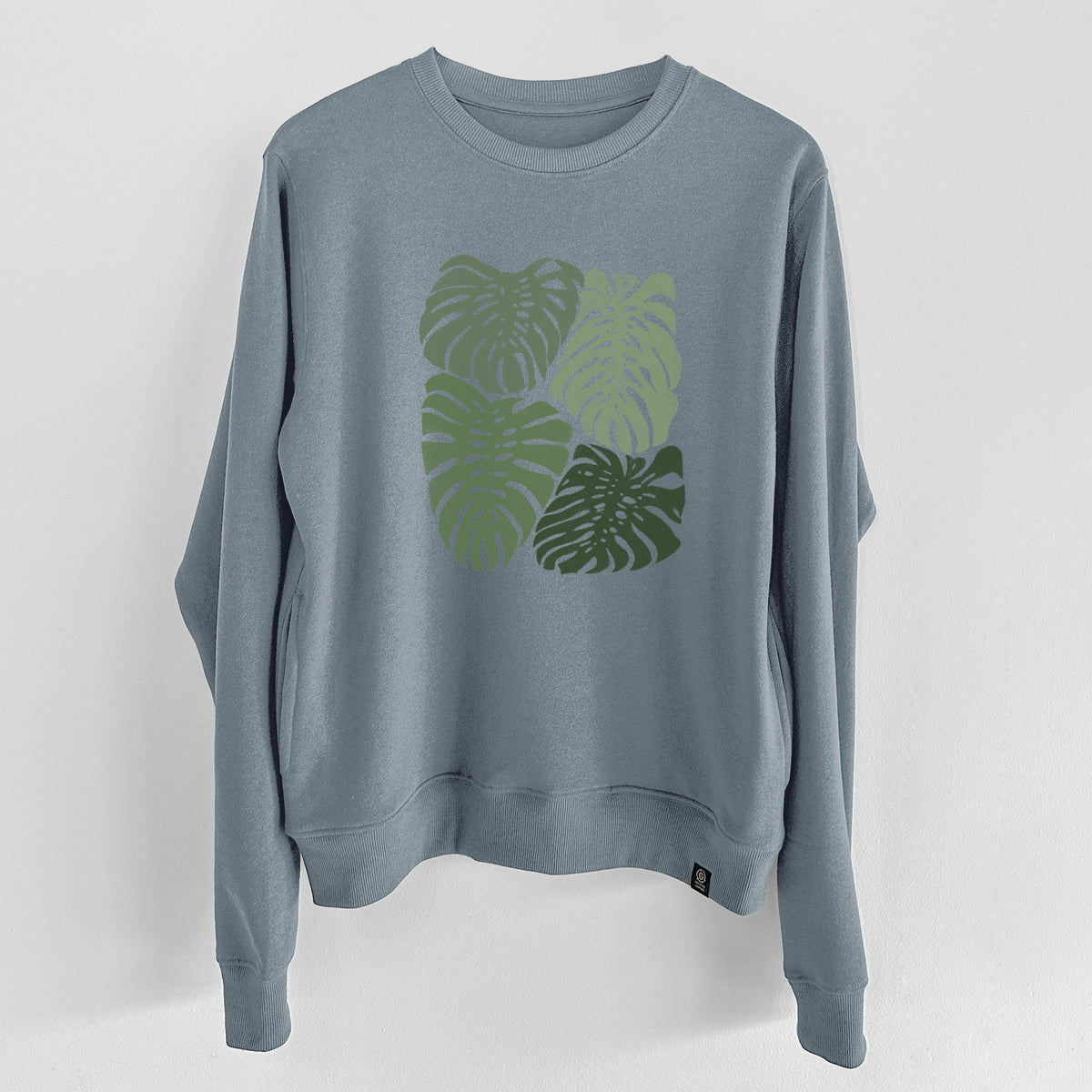 Monstera Vibes  - Unisex Reclaimed Crewneck Sweatshirt