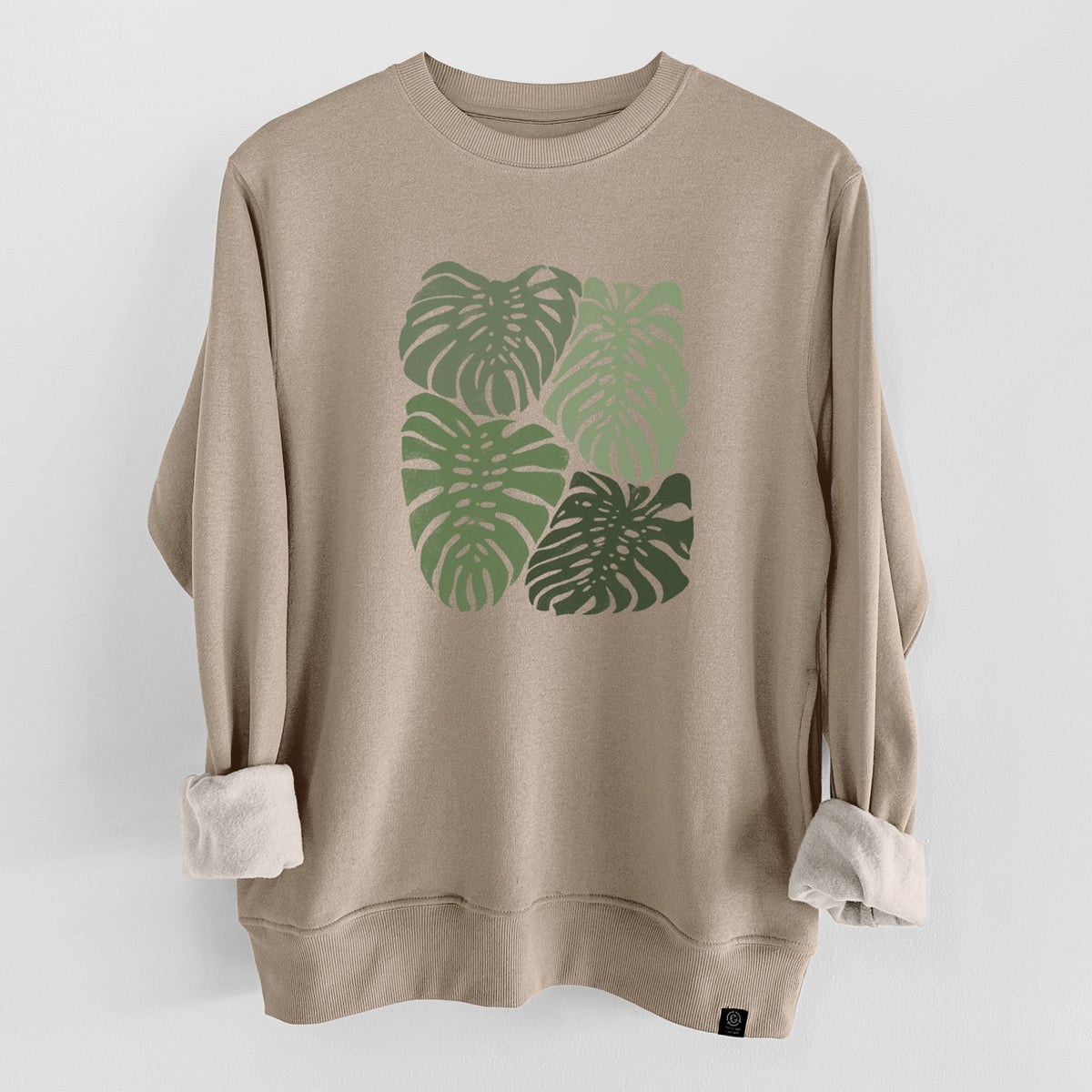 Monstera Vibes  - Unisex Reclaimed Crewneck Sweatshirt