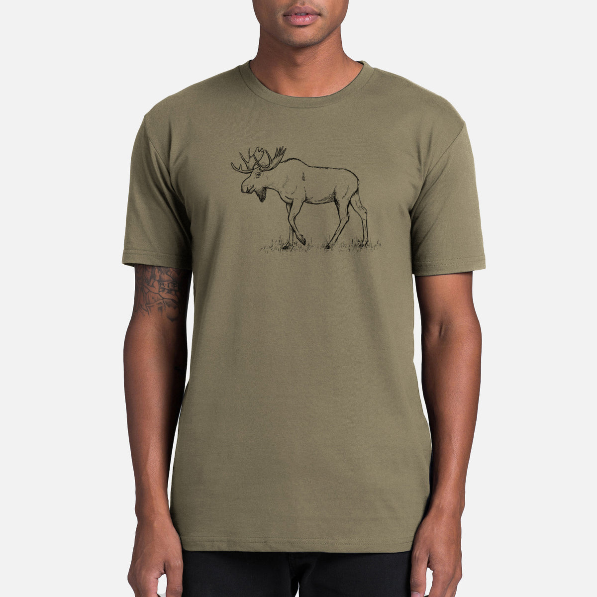 Bull Moose - Alces alces - Mens Everyday Staple Tee
