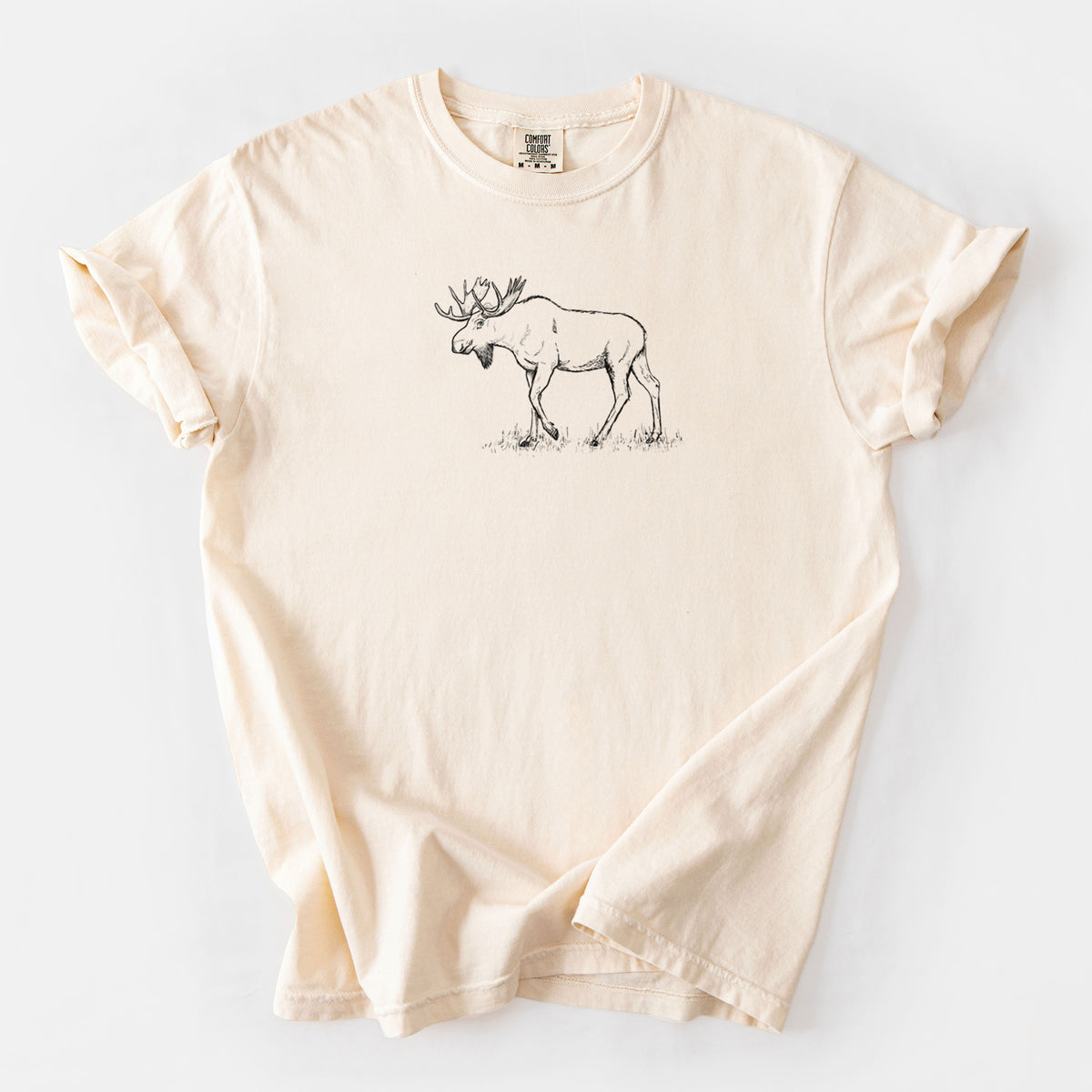 Bull Moose - Alces alces - Unisex Comfort Colors Garment-Dyed Heavyweight T-shirt