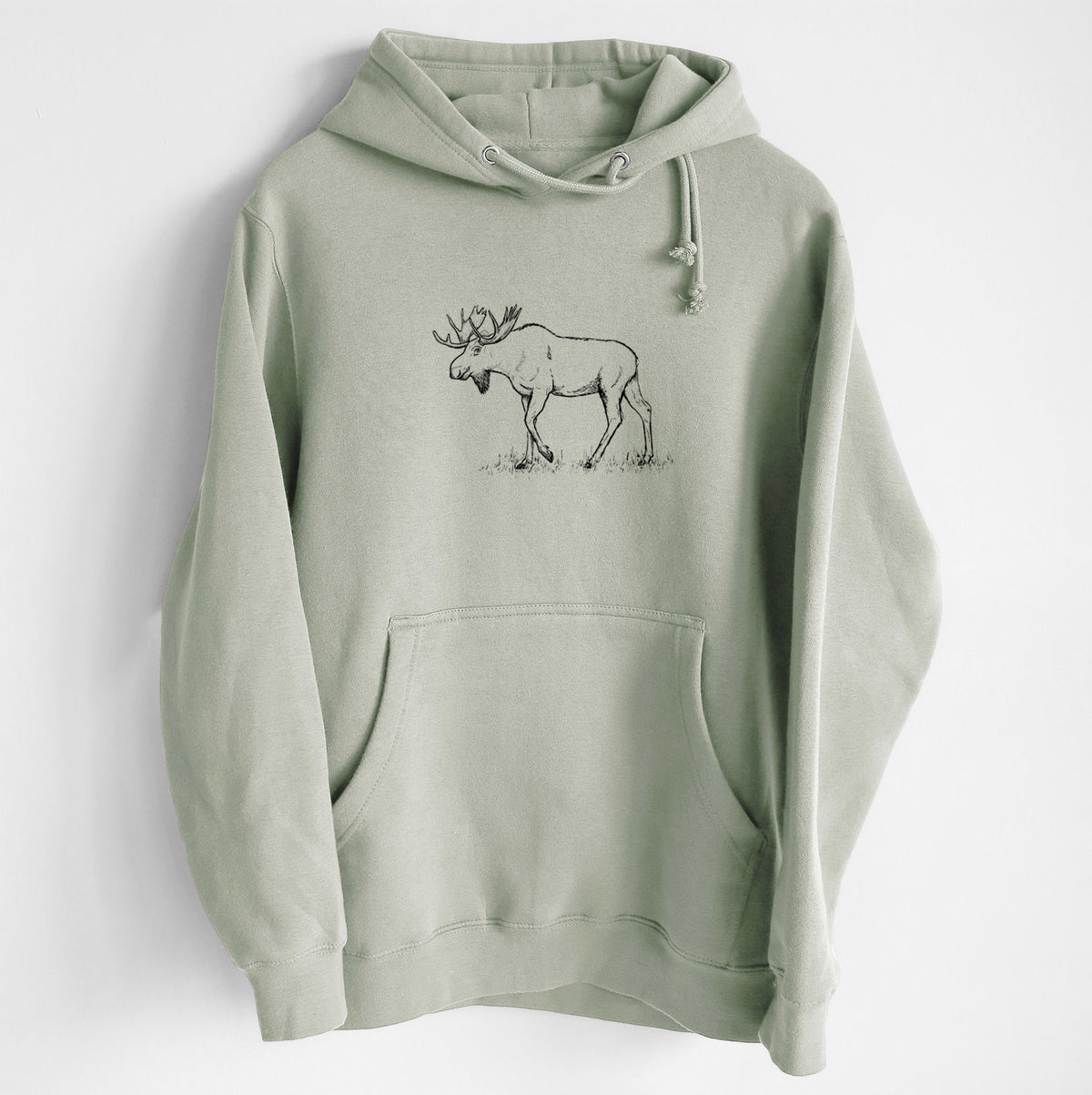Bull Moose - Alces alces - Heavyweight Fleece Hoodie