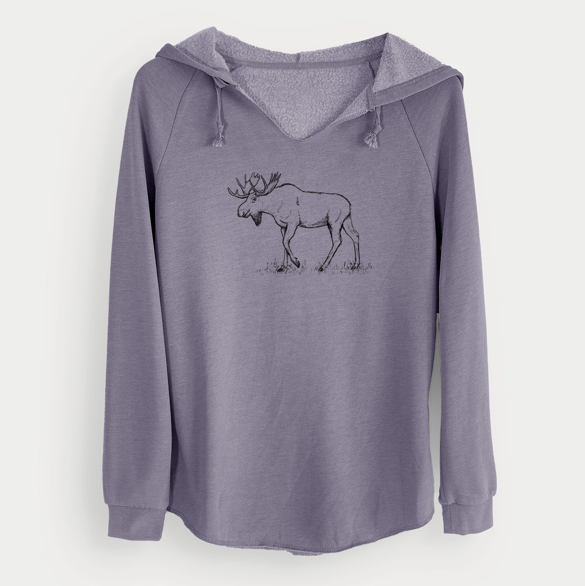 Bull Moose - Alces alces - Cali Wave Hooded Sweatshirt