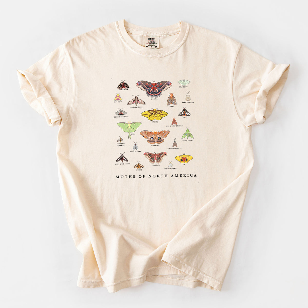 Moths of North America - Unisex Comfort Colors Garment-Dyed Heavyweight T-shirt