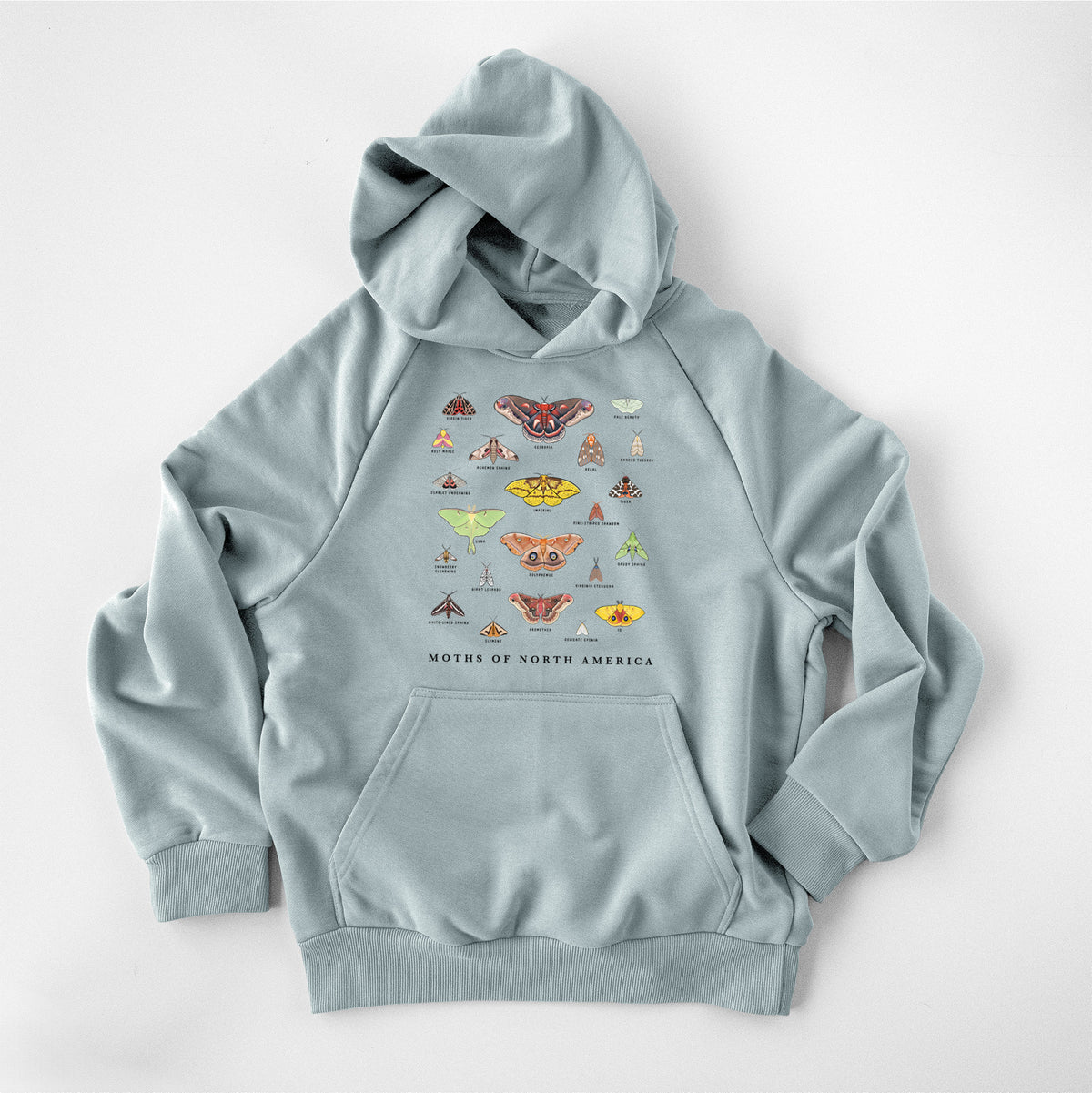 Moths of North America - UltraLuxe Heavyweight French Terry Hoodie