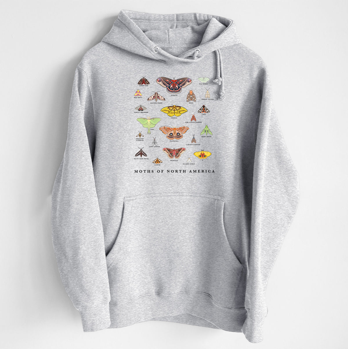 Moths of North America - Heavyweight Fleece Hoodie