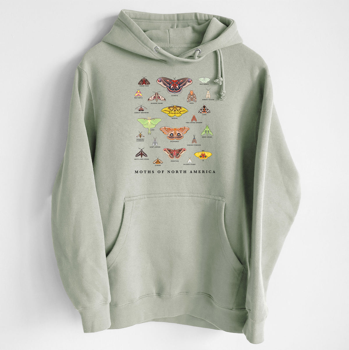 Moths of North America - Heavyweight Fleece Hoodie