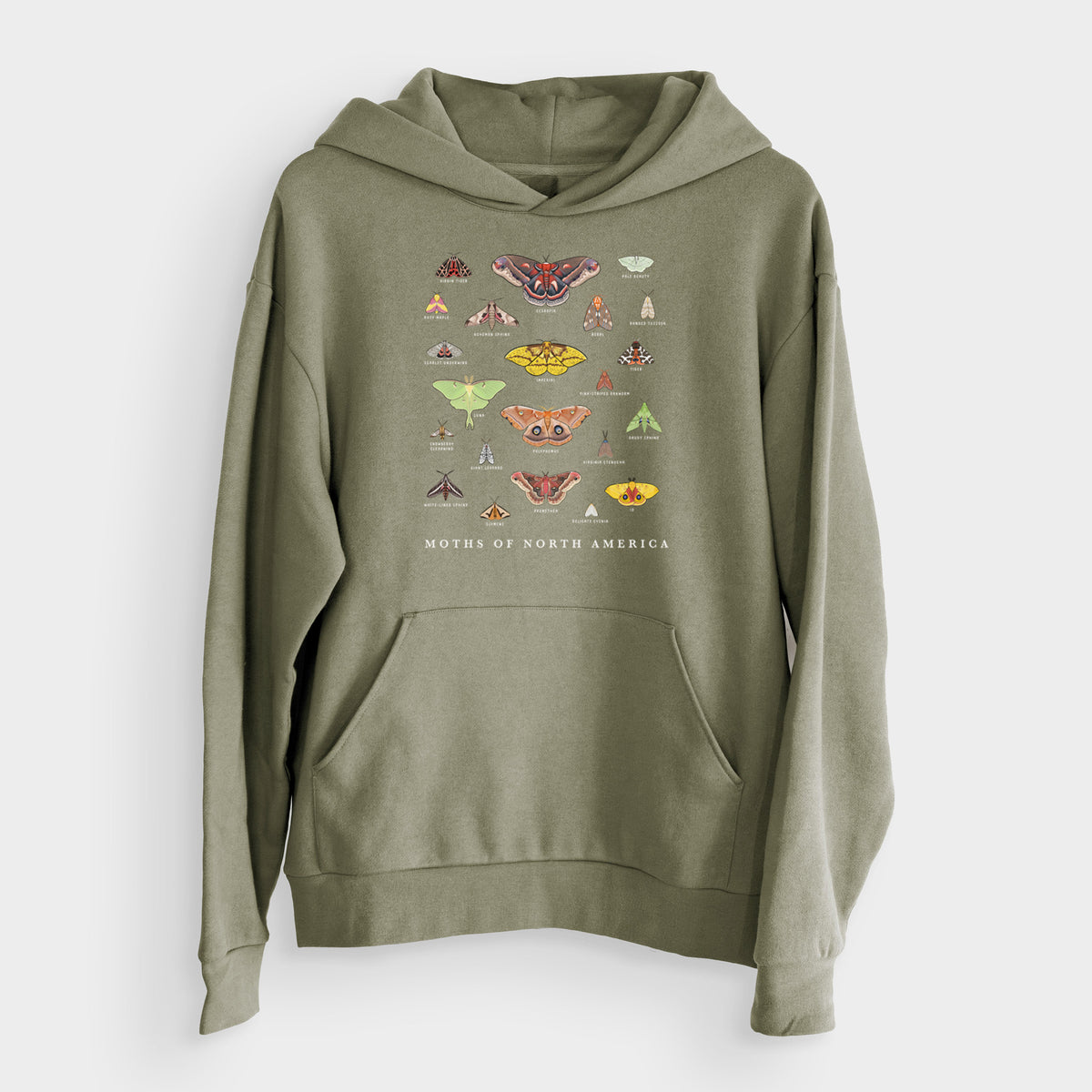 Moths of North America  - Bodega Midweight Hoodie