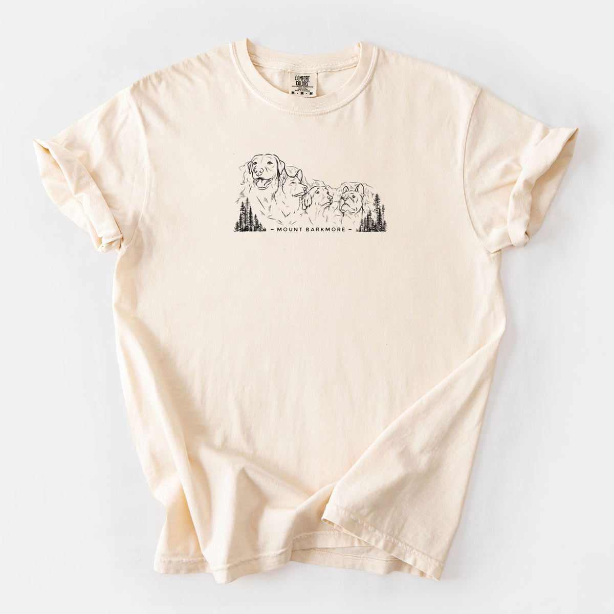 Mount Barkmore - Dog Tribute - Unisex Comfort Colors Garment-Dyed Heavyweight T-shirt