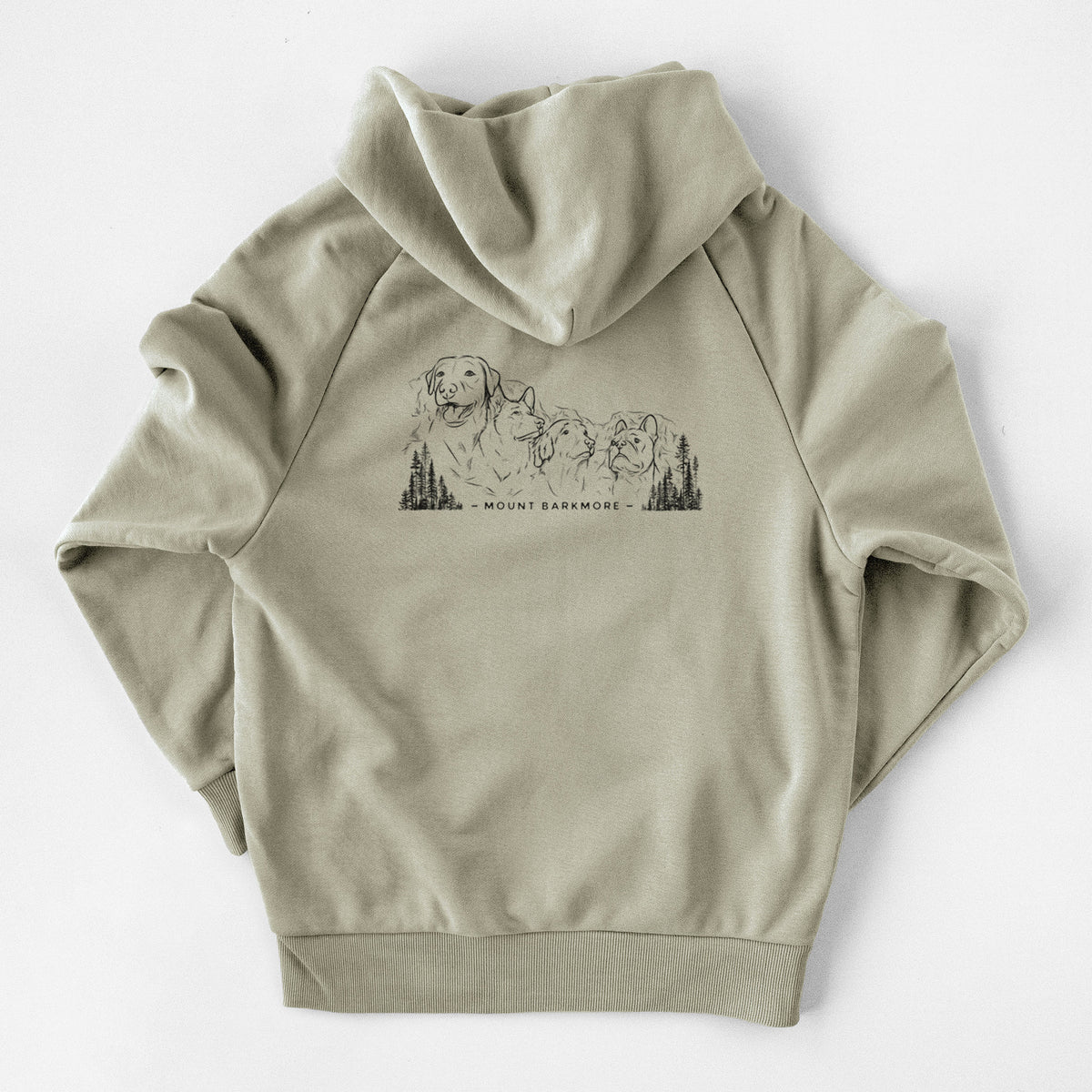 Mount Barkmore - Dog Tribute - UltraLuxe Heavyweight French Terry Hoodie