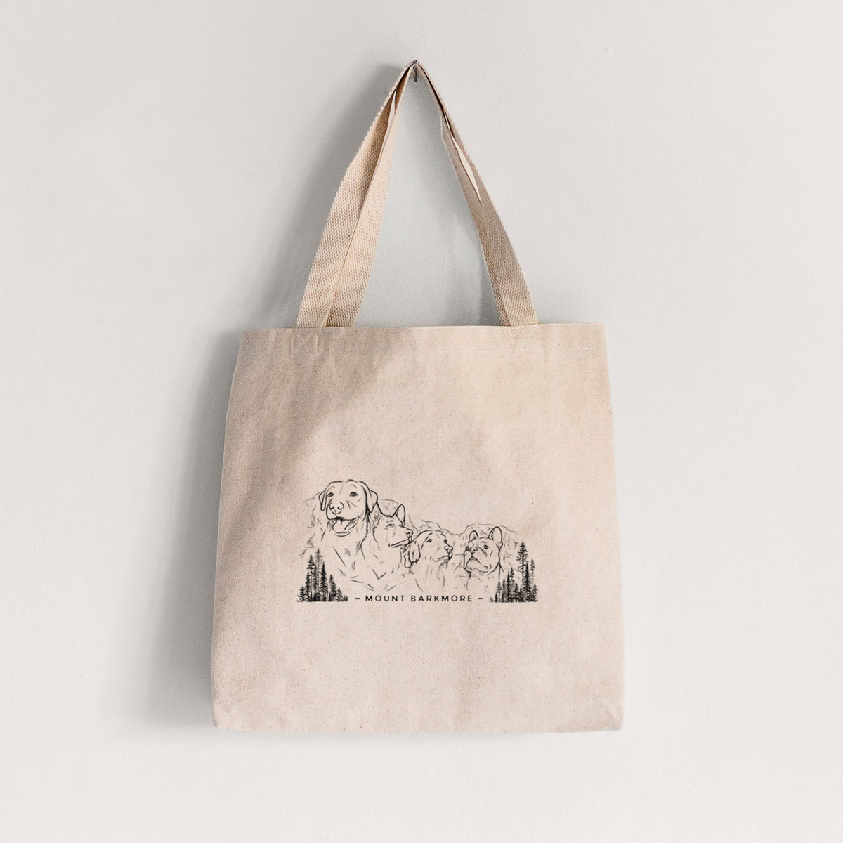 Mount Barkmore - Dog Tribute - Tote Bag