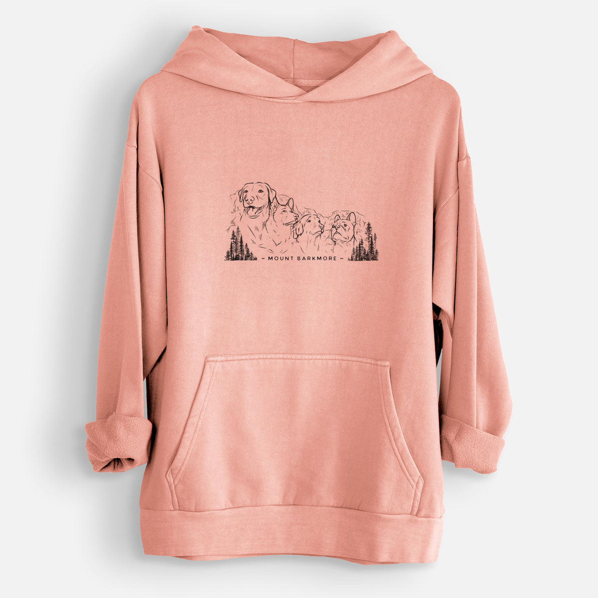 Mount Barkmore - Dog Tribute  - Urban Heavyweight Hoodie