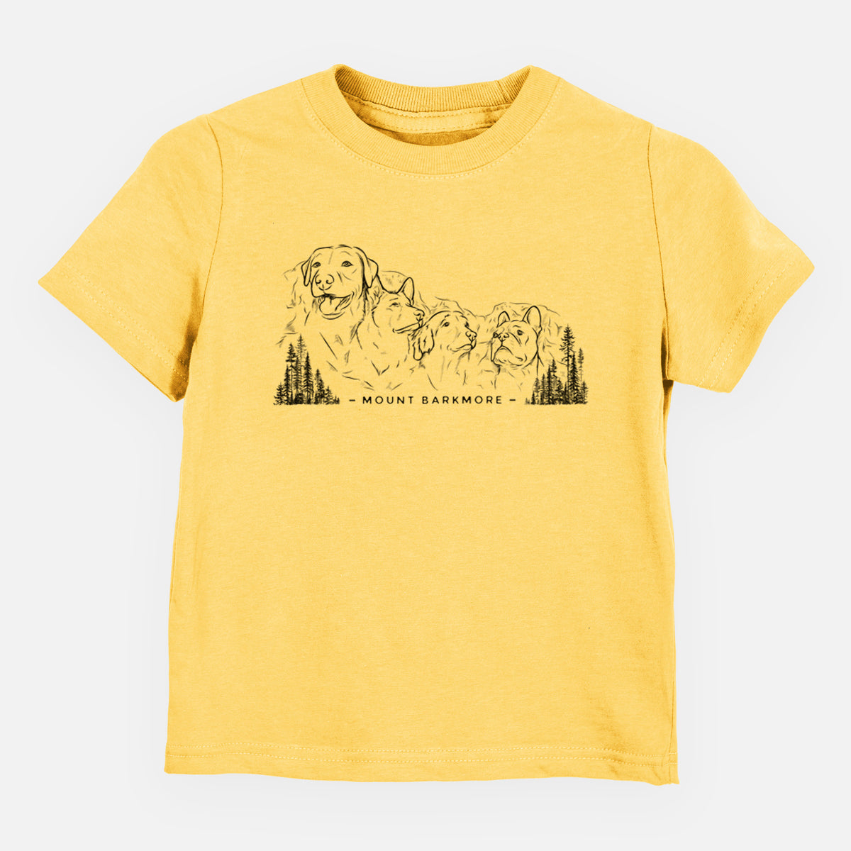 Mount Barkmore - Dog Tribute - Kids Shirt