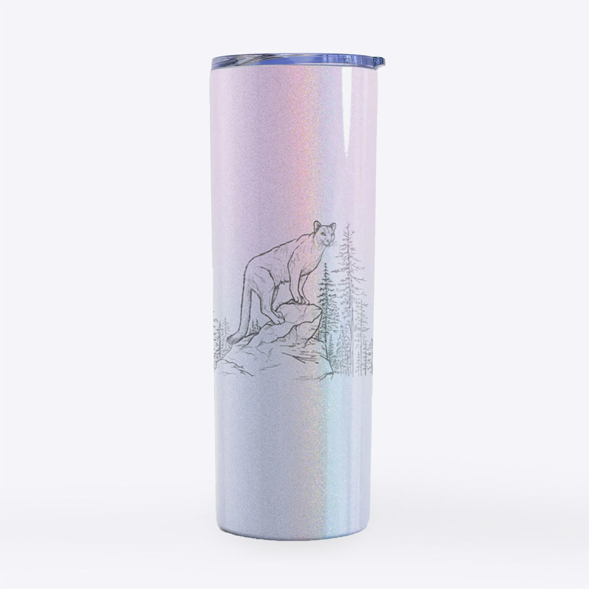 Mountain Lion - Puma concolor - 20oz Skinny Tumbler