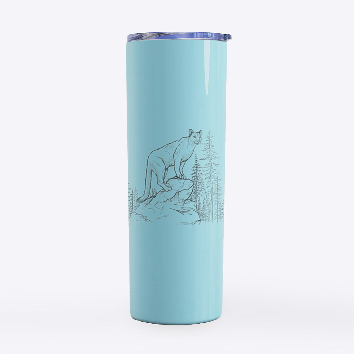 Mountain Lion - Puma concolor - 20oz Skinny Tumbler