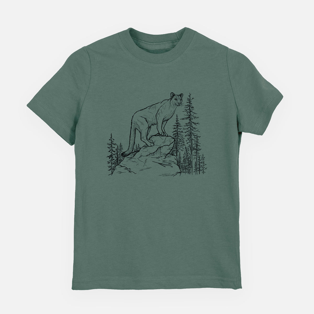 Mountain Lion - Puma concolor - Youth Shirt