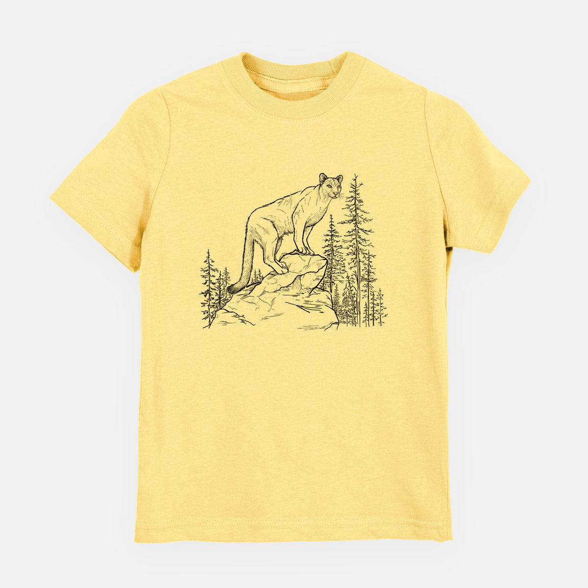 Mountain Lion - Puma concolor - Youth Shirt