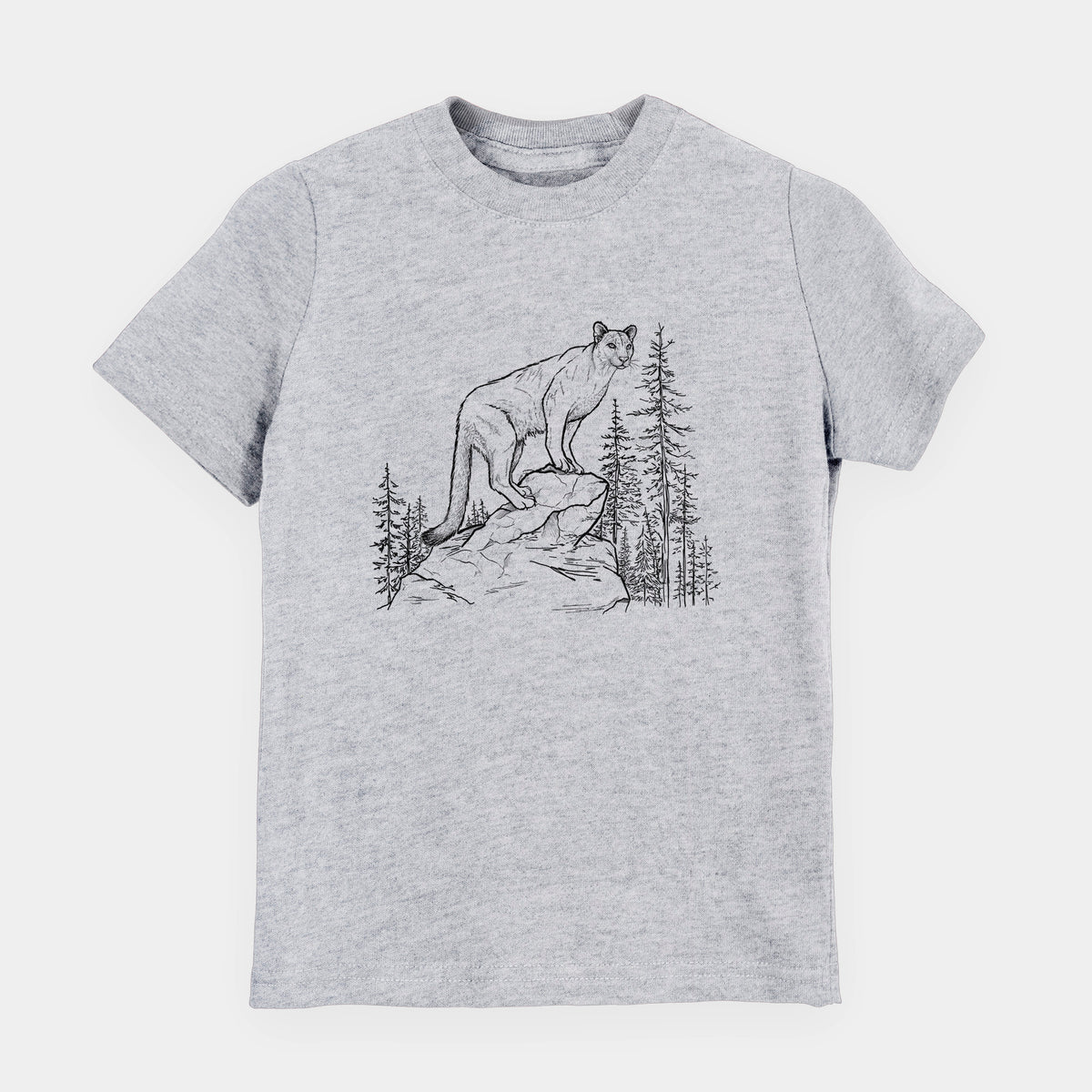 Mountain Lion - Puma concolor - Youth Shirt