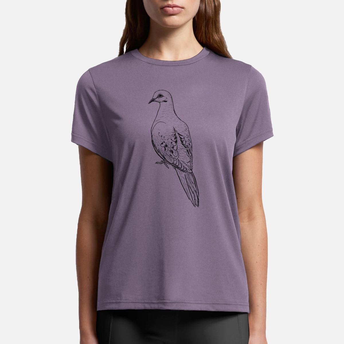 Mourning Dove - Zenaida macroura - Womens Everyday Maple Tee