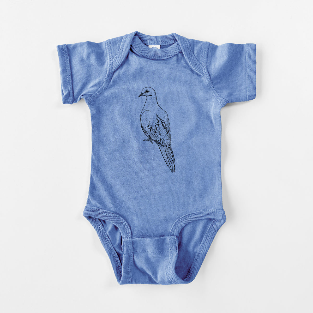 Mourning Dove - Zenaida macroura - Baby Fine Jersey Bodysuit