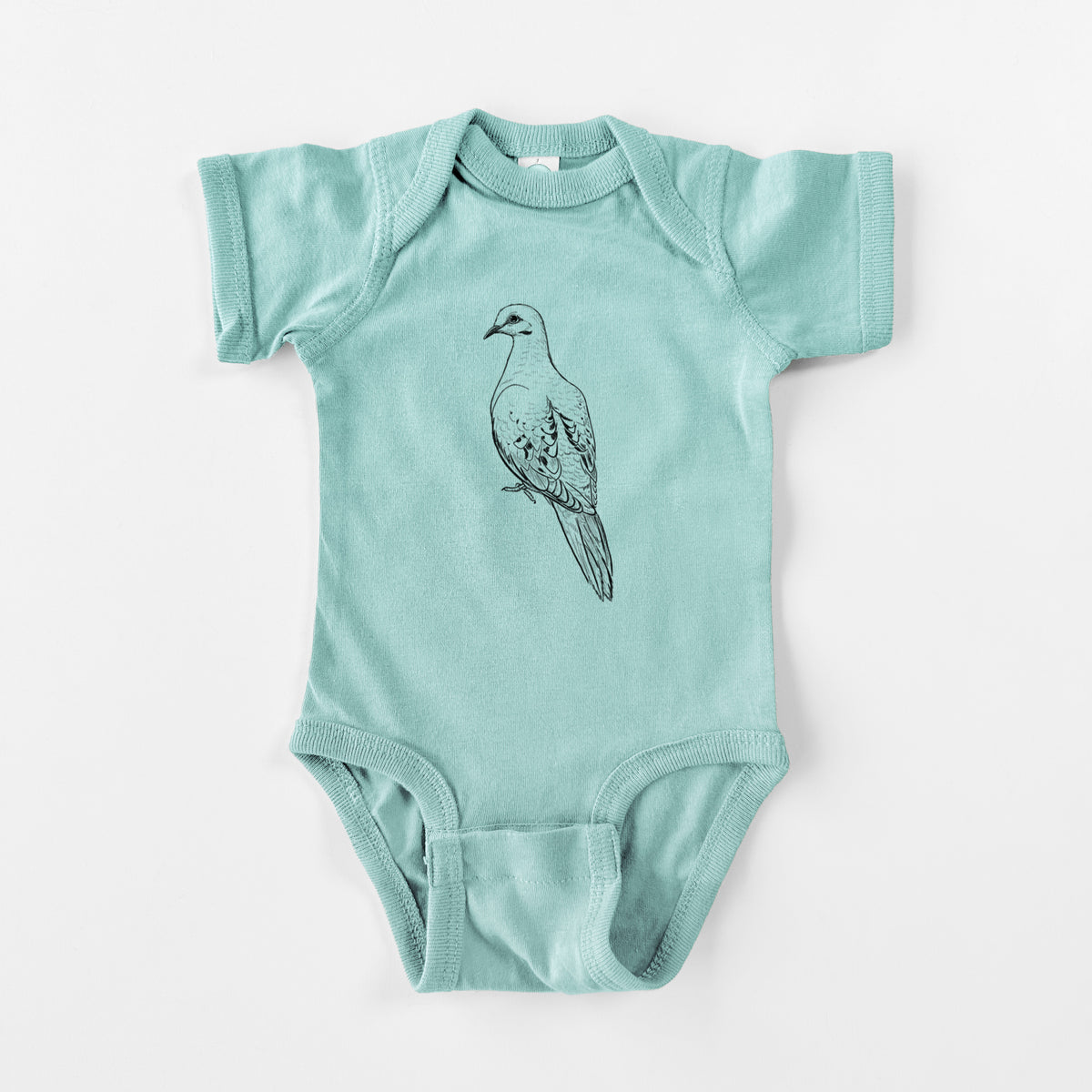 Mourning Dove - Zenaida macroura - Baby Fine Jersey Bodysuit