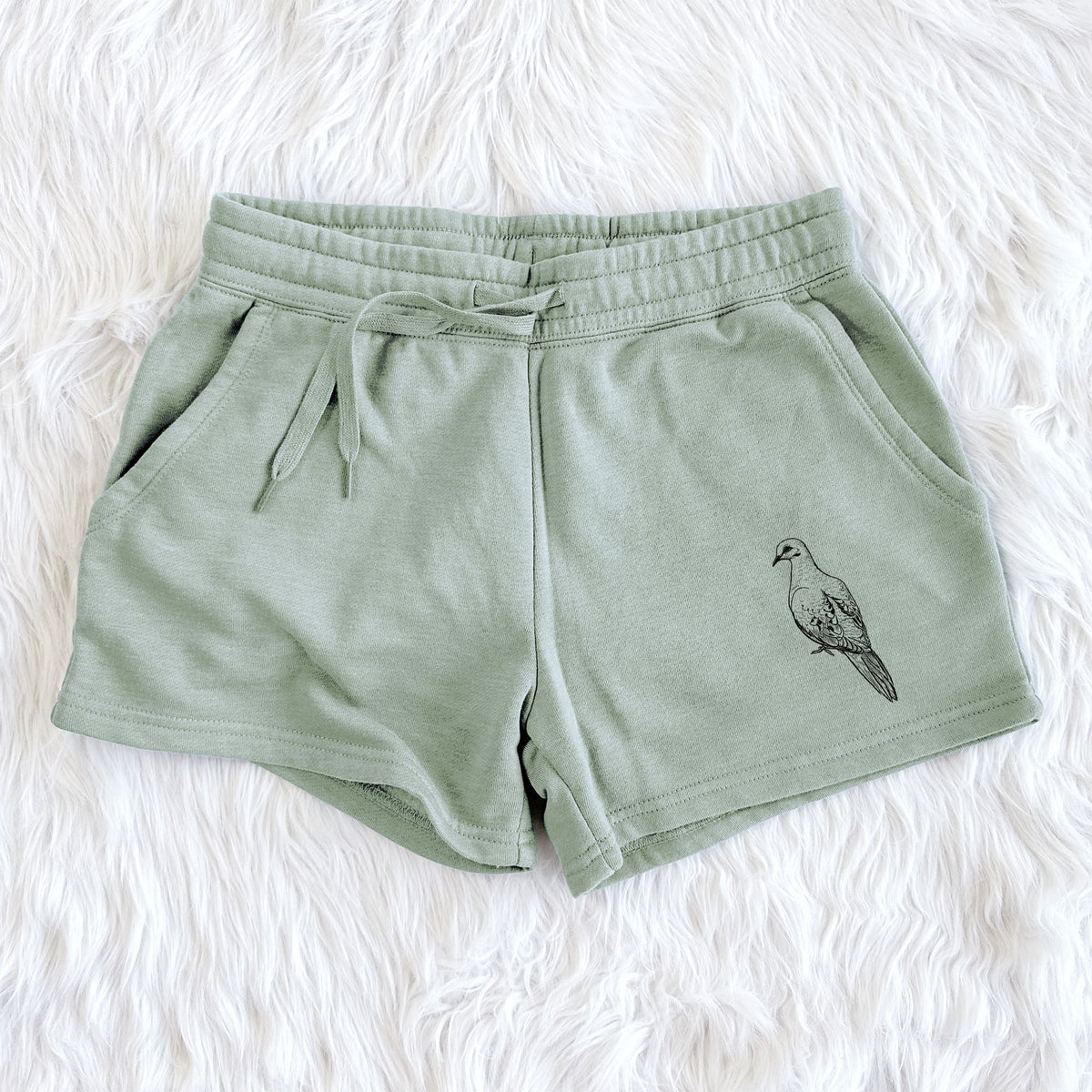 Mourning Dove - Zenaida macroura - Women's Cali Wave Shorts