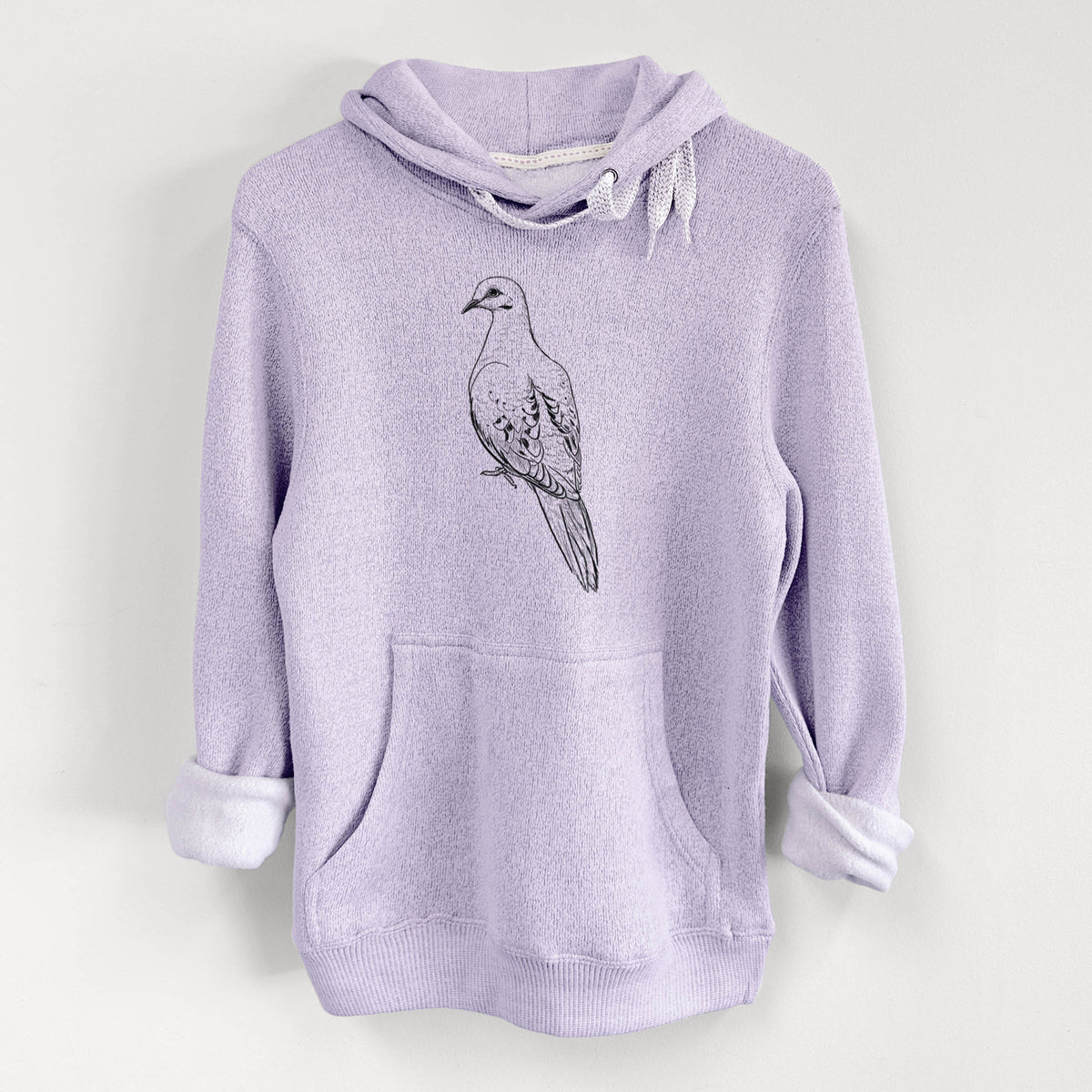 Mourning Dove - Zenaida macroura - Knit Hoodie