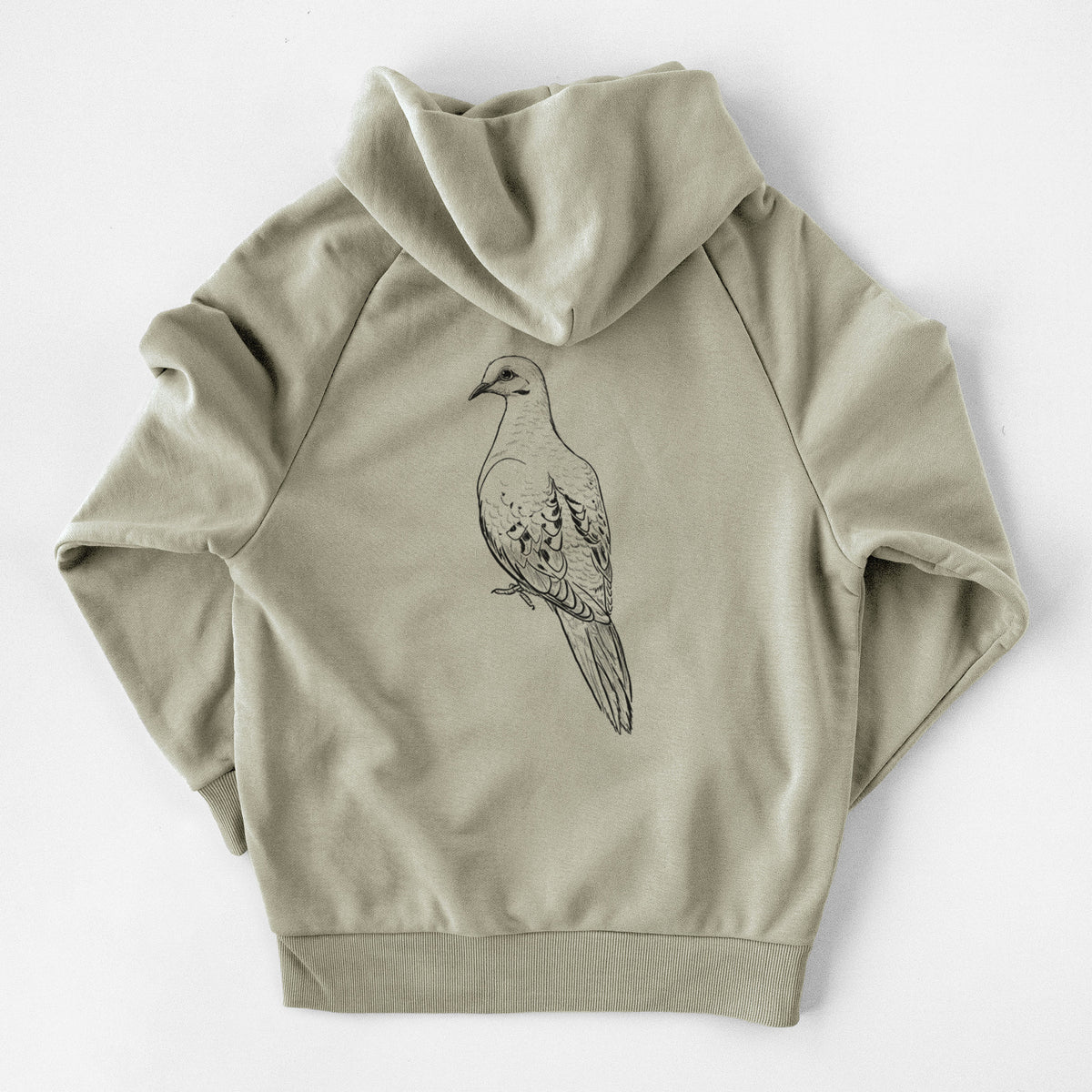 Mourning Dove - Zenaida macroura - UltraLuxe Heavyweight French Terry Hoodie