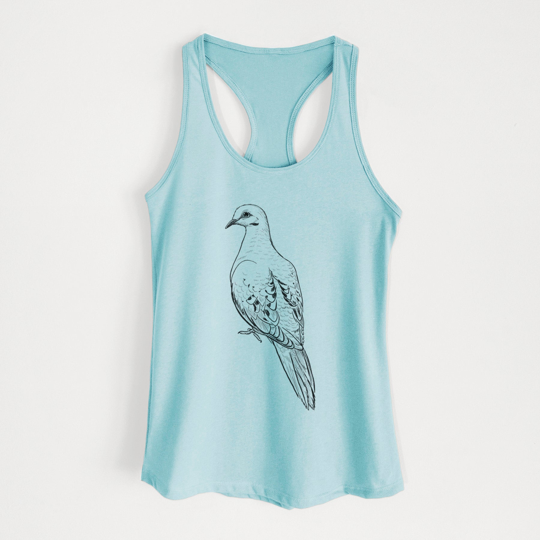 Mourning Dove - Zenaida macroura - Women's Racerback Tanktop