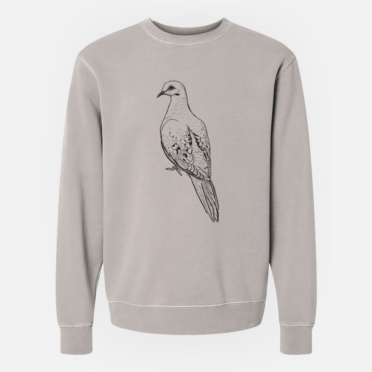 Mourning Dove - Zenaida macroura - Unisex Pigment Dyed Crew Sweatshirt