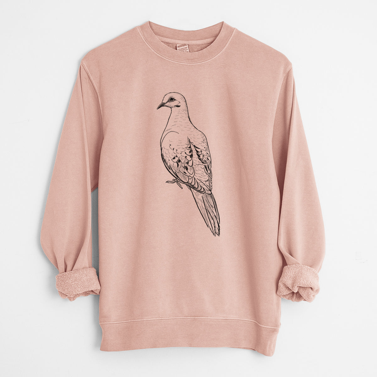 Mourning Dove - Zenaida macroura - Unisex Pigment Dyed Crew Sweatshirt