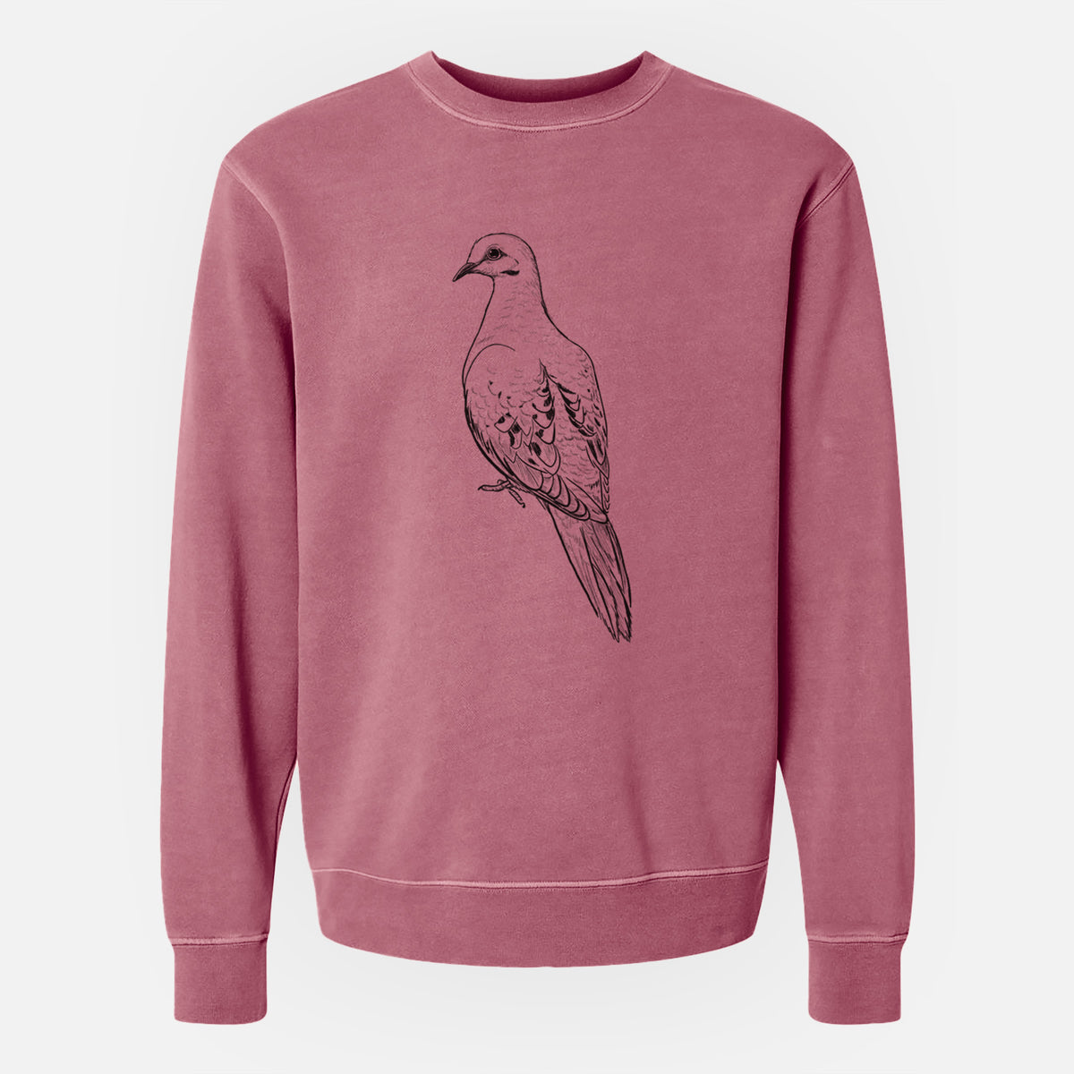 Mourning Dove - Zenaida macroura - Unisex Pigment Dyed Crew Sweatshirt