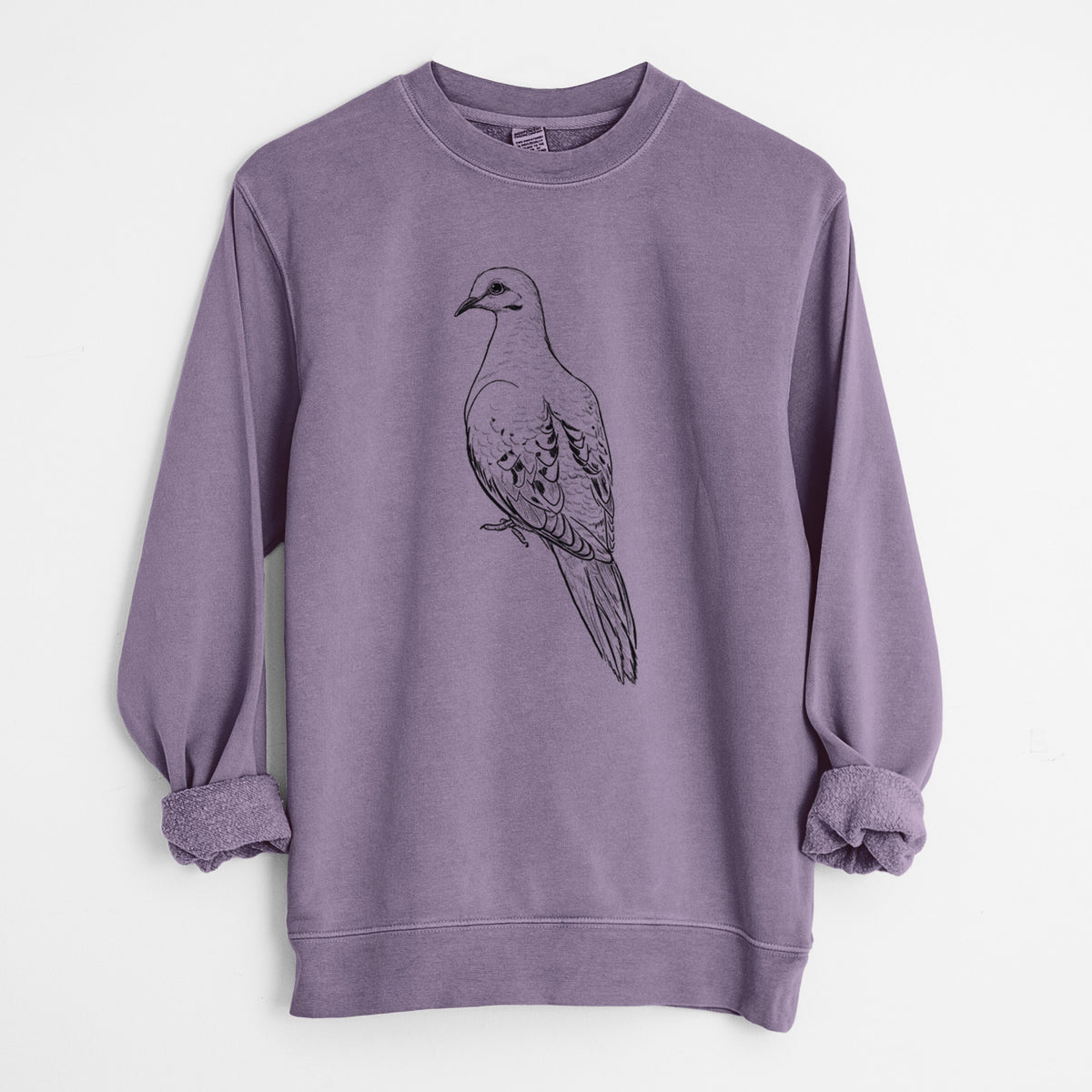 Mourning Dove - Zenaida macroura - Unisex Pigment Dyed Crew Sweatshirt